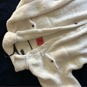 Cozy Off-White Sherpa Jacket